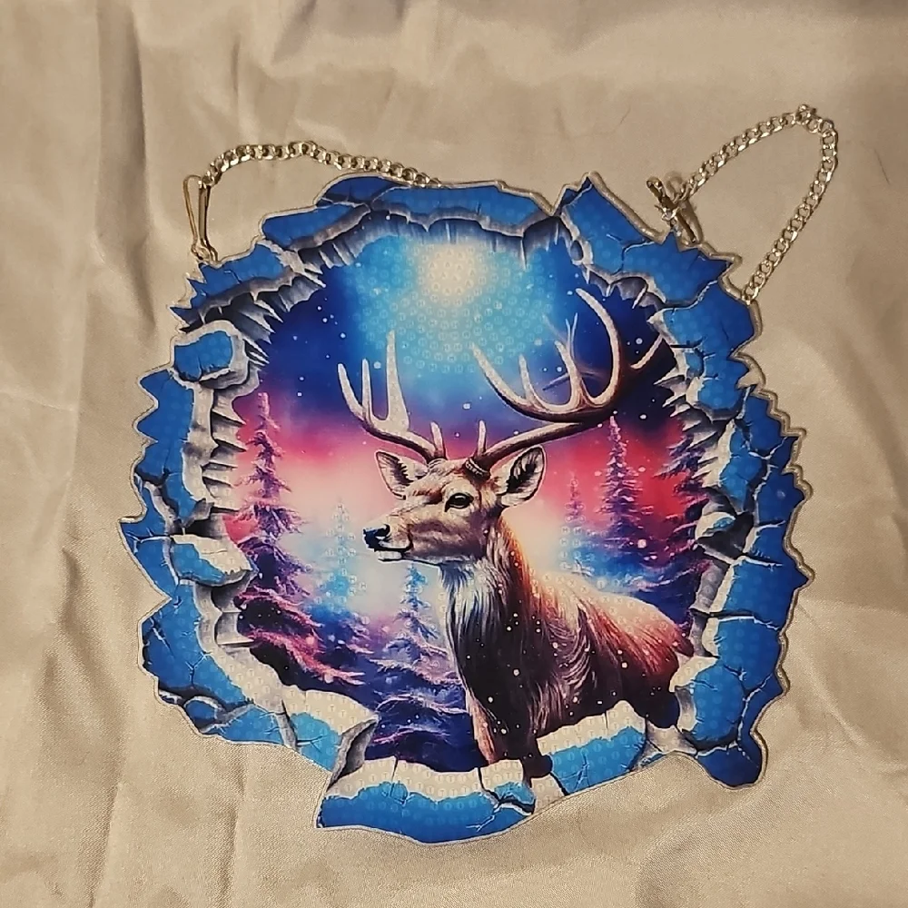 Deer Rhinestone Wall Hanging Sun Catcher